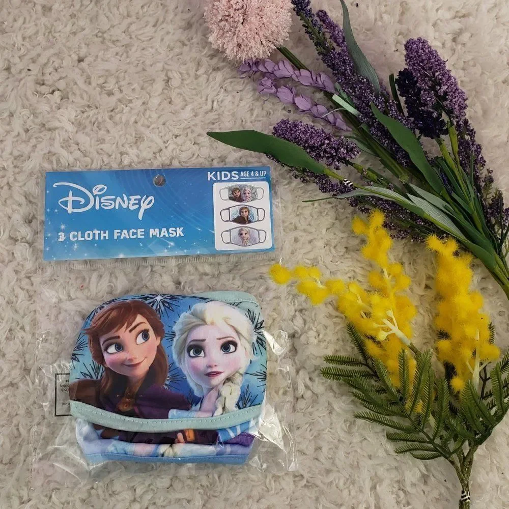 Disney 3 Cloth Mask For kids  One Size